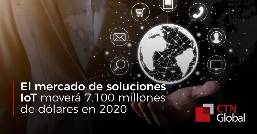 El mercado de soluciones IoT moverá 7.100 millones de dólares en 2020